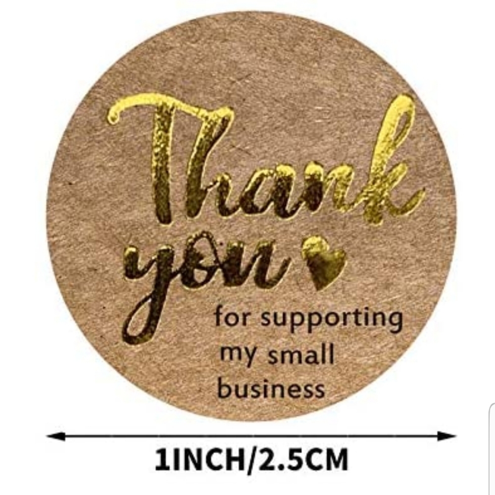 200 ct. Small 1" Thank you for Supporting my…